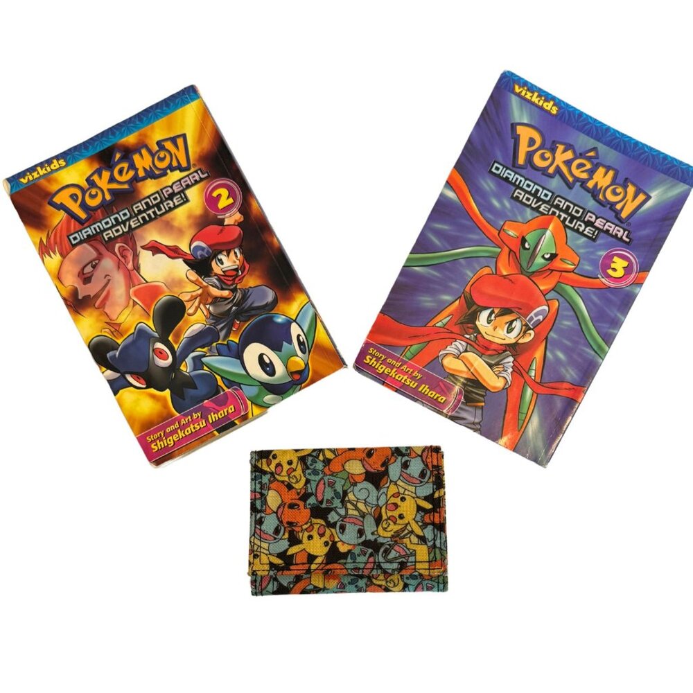 Pokemon Diamond & Pearl Adventure Volumes 2 & 3 By Shigekatsu Ihara With Pokemon